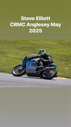 Steve Elliott CRMC Anglesey May 2025 | Classic Motorcycle Racing