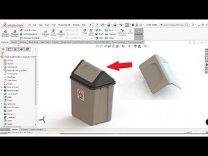 SOLIDWORKS Advanced Modeling - Rubbish Bin - Recycle Bin 3/3