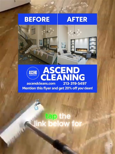 🐍 THERE’S A SNAKE IN YOUR HOUSE! Just kidding… but what’s hiding in your baseboards and under your couch might be even worse. Bacteria, mold spores, dust mites, and allergens build up fast — especially if you haven’t deep cleaned in weeks. If you’ve got kids, pets, or elderly family, those hidden germs aren’t just gross — they’re dangerous. At Ascend Cleaning, we specialize in deep, thorough house cleanings that protect your family’s health — and restore peace of mind. 💥 GET 20% OFF YOUR FIRST