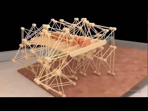 Series of robots and "new forms of life" using Theo Jansen mechanism - Blender Bullet SmallLuxGPU