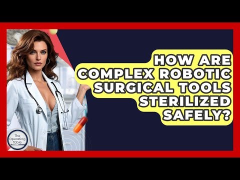 How Are Complex Robotic Surgical Tools Sterilized Safely? - The Operating Table
