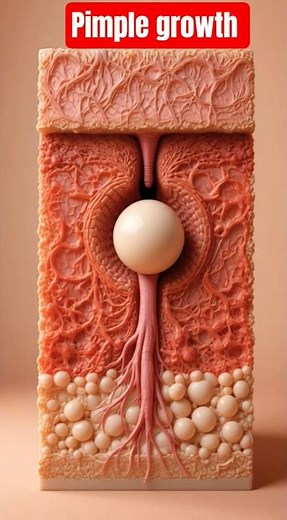 Pimple Formation Inside Your Skin: How Acne Actually Forms #shorts