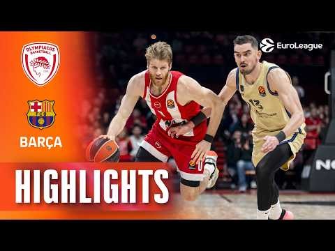 QUICK START keeps WINNING streak ALIVE | Olympiacos - Barcelona | R25 BASKETBALL HIGHLIGHTS 2025-26