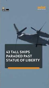 Epic Ships Parade & #Military Flyover in New York On #usa's 250th Anniversary | #WATCH
