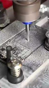 CNC Machine Grinding iPhone CPU | Advanced Logic Board Repair Process #iPhoneRepair #CNCGrinding