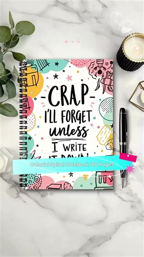 Colorful Spiral Notebook -