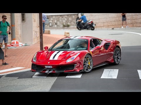 Ferrari 488 Pista Driving in Monaco !