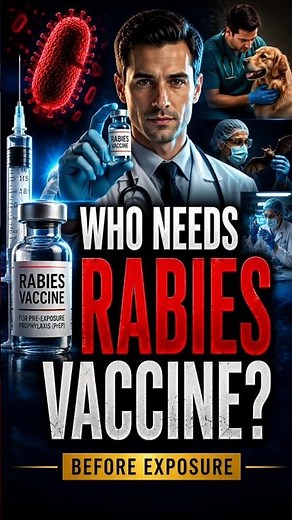 Who Needs the Rabies Vaccine Before Exposure? | #rabiesvirus #rabies