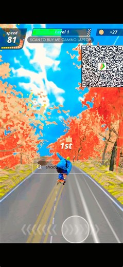 🛹 Can I Keep 1st Place?! | Downhill Racer Speedrun #gaming #youtubeplayables #challenge