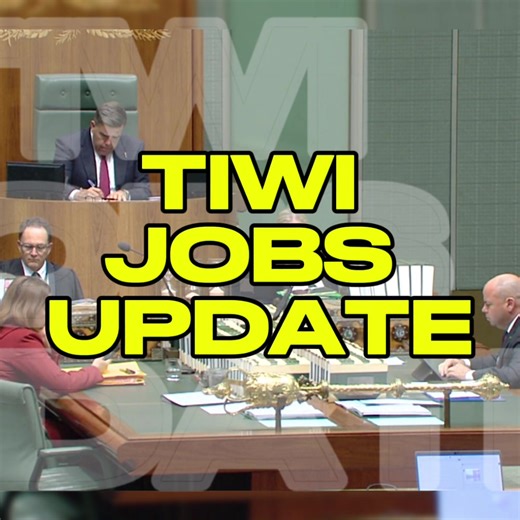 Shout out to the Tiwi Islands Training and Employment Board for releasing their community workforce plan. This plan sets out a framework for jobs over the next two years and provides a real pathway to employment that is meaningful and will help strengthen communities. Our government knows how important remote work is, and that’s why we’ve doubled the amount of jobs under our Remote Jobs and Economic Development program from 3,000 to 6,000. #tiwi #northernterritory #aboriginal #politics #nt