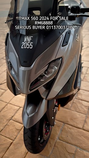TMAX 560 TFT Price : RM68888 Register : 1/11/2024 (Yamaha takong racing service & maintain) Under Warranty until 29/11/2025 Low millage 8k (running) Upgrade hel break hose full Breakpum cover lightech Upgrade break level lightech Quadlock full black anti vibration Lightech belts adjuster Upgrade brembo calliper back & front Winshell upgrade Aftermarket Side Mirror Side mirror cover lightech Handbreak lightech Kamui disc front & back Kamui balance Arrow full system exhaust Indium grey with glassu