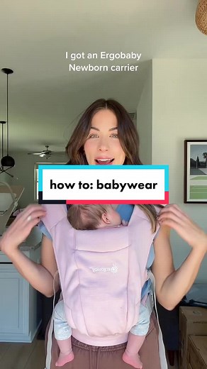 How to Wear Ergobaby Newborn Carrier for First-Time Moms