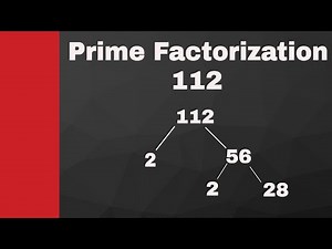 Prime factorization of 112 and 121