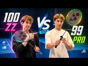 Badminton racket test: Yonex Astrox 100 ZZ vs. Astrox 99 Pro Gen 3