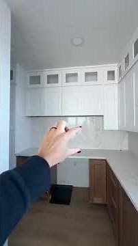 Stunning Quartz Kitchen Transformation 💕 #KitchenMakeover #QuartzCountertops