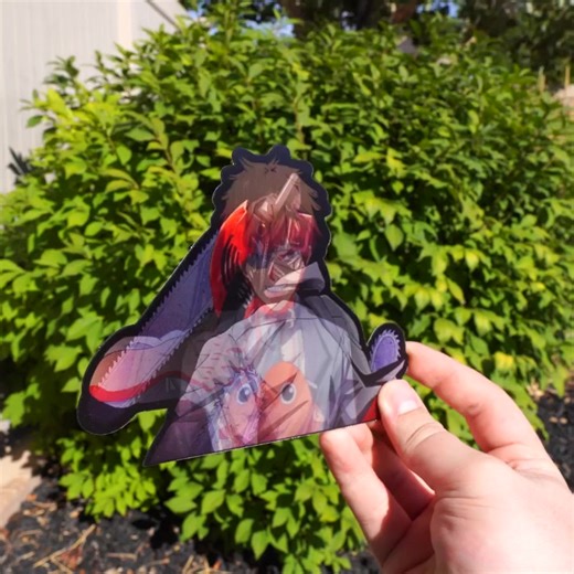 ✨ Denji Anime Sticker - Chainsaw Man Collection ✨❤️ Add a touch of Chainsaw Man to your belongings with this Denji sticker!