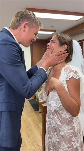 Blind man sees for the first time on wedding day 🥹❤️ #couple #family #wedding #fblifestyle | Jamie and Blake