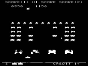 Space Invaders (Arcade) gameplay on Make a GIF