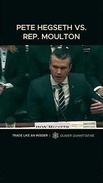 Representative Seth Moulton vs. Secretary Pete Hegseth
