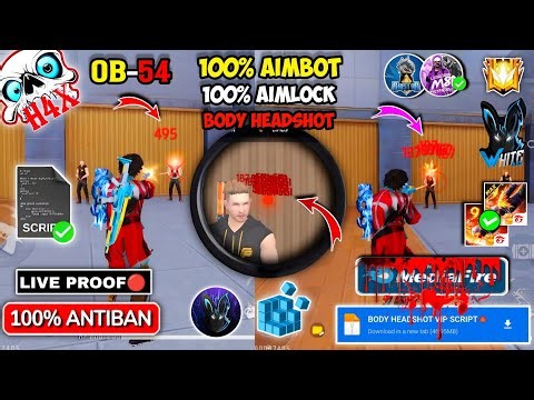 Ob54 Free Fire Auto Headshot Config File🎯🌠 Macro Aimbot + No Recoil Regedit ‼️ Antiban VIP Script 👽