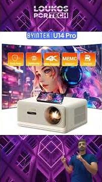 Byintek is launching a new projector, the Love U14 PRO 1500 ISO Lumens. #loveU14pro #byintek #pro...