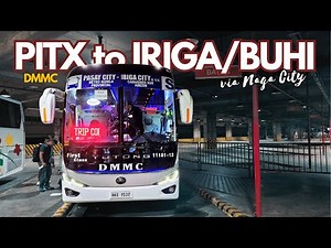 Newest bus operator in the south! First class from Manila/PITX to Iriga, Buhi | DMMC bus to Bicol
