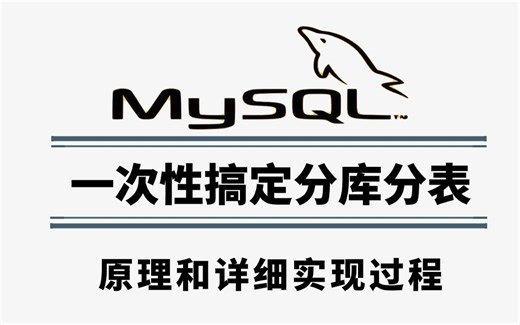 Mysql 全网最优（分库分表分区）原理和详细实现过程，看完就懂了