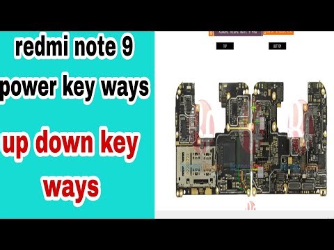 Redmi not 9pro power key and up down key ways
