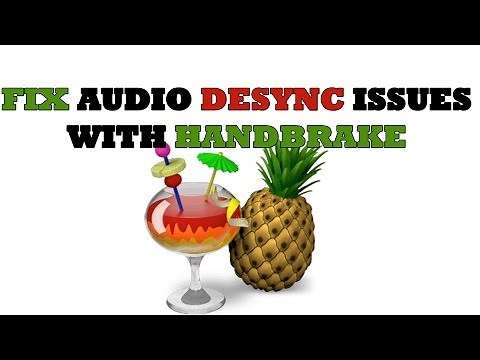Fix Audio Desync in Premiere Pro or Sony Vegas with Handbrake