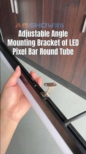 Adjustable Angle Mounting Bracket of LED Pixel Bar Round Tube