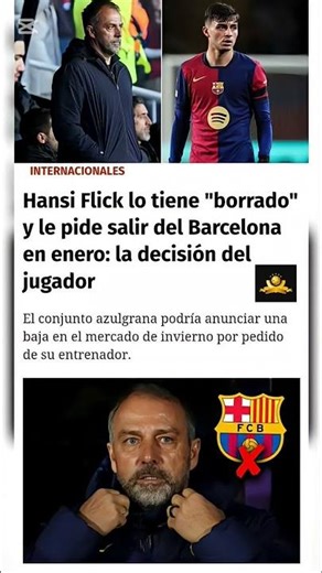 Flick lo sentencia: fuera del Barça enenero