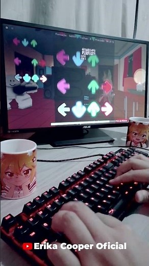 FNF ROBLOX BLINK AND YOU LOSE 👀#fnf #funkyfriday