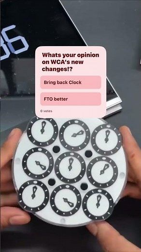 The End of Clock in WCA Competitions?