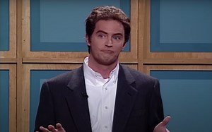 Rewatch Matthew Perry's Uncanny Michael Keaton Impression on 'SNL'
