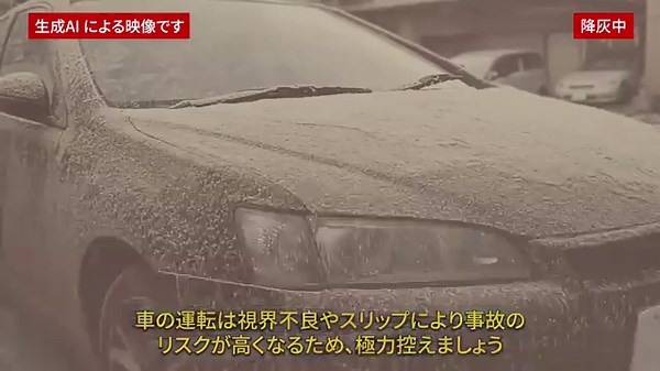 Mount Fuji violently erupts in AI-generated simulation video