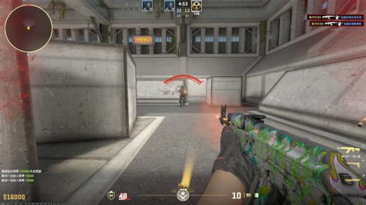 aimrush会颗秒就是一张简单的人机图（内含5发过aimrush）kps2.38