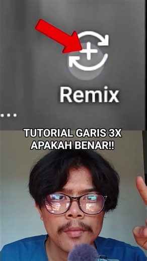 tutorial garis 3X apakah benar #short #tricks #trending