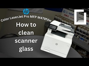 HP Color LaserJet Pro MFP M479 | How To Clean Scanner Glass | Onyx Tutorials