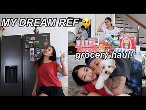 GROCERY HAUL, MY DREAM REF, UNBOXING AND MORE | Rei Germar