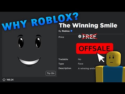 The Death of Classic Roblox Faces… (RIP WINNING SMILE)
