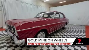 A rare car could fetch a Gold Coast family six figures on Saturday when it goes under the hammer. The 1968 Ford Falcon with a red finish was restored by the late owner's son. 7NEWS Gold Coast at 5.30pm and 6pm. More local news: 7news.com.au/news/gold-coast #7NEWS | 7NEWS Gold Coast