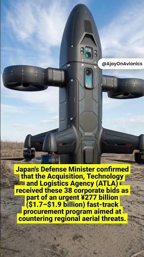 38 Companies Compete to Build Japan's Next Counter-Drone Interceptors