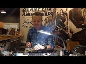 Tim Holtz talks about ink storage and custom colored distress pads