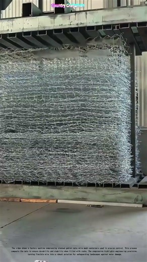 Squeezing Strength: How Gabion Nets Get Tough for Erosion Control