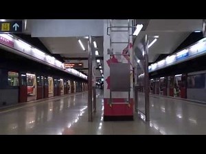 【*兩台同步】港鐵 ERL 上水尾班車 +WRL 屯門尾班車於紅磡站同時開出