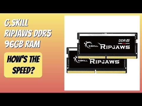 REVIEW (2026): G.SKILL Ripjaws DDR5 96GB RAM. Features