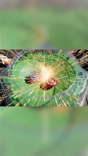 METAL FUSION?! 💥🔪 (Wait for the SPARKS) #asmr #shorts #bayblade #relaxing #satisfying #asmrshorts