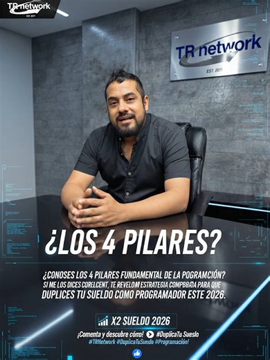 ¿Sabes cuáles son los 4 pilares de la Programación Orientada a Objetos? 👀 Si quieres ser buen dev, tienes que dominar esto. #POO #Programación #Java #DotNet #Backend