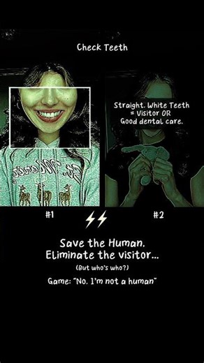 #pov Identify and eliminate the Visitor before they eliminate you… Game: No, I’m not a Human…