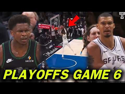 GAME 6 NA! "SPURS VS WOLVES!" Seryoso na si victor wembanyama! │Last chance ni ant-man! 🔥💪😮